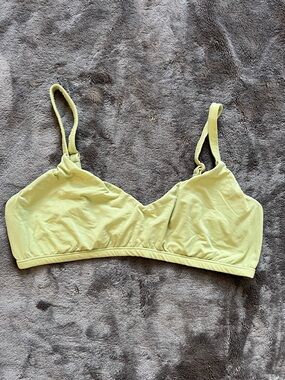 Kittenish Pale Yellow Wire-Free Bralette
